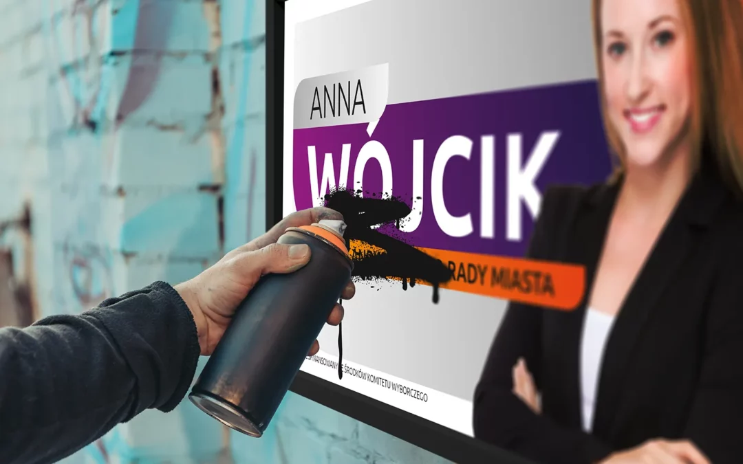 Zniszczone banery lub plakaty wyborcze? Oto, co możesz zrobić.
